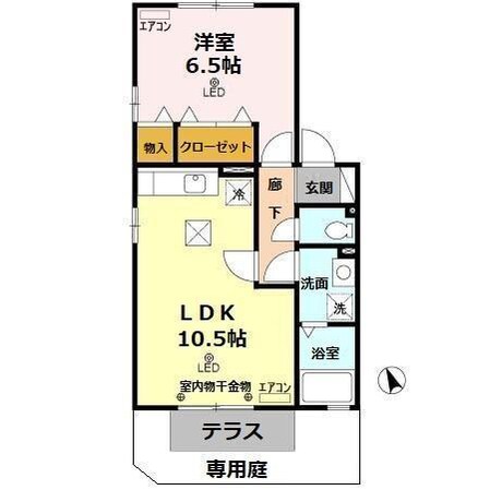 グランシャリオ　Ⅲ（深谷市国済寺64）の物件間取画像